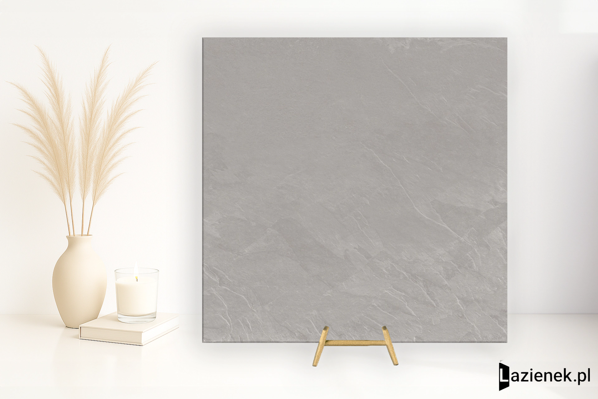 La Fabbrica Ava Ardesia Cenere matowa 80x80 cm gr. 9 mm - płytka rektyfikowana / (L)137015
